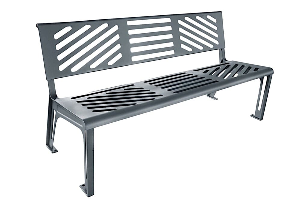 Banco Público Mobiliario Urbano DUMUBA-20 Acero